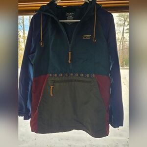 LL Bean Anorak Pullover Windbreaker